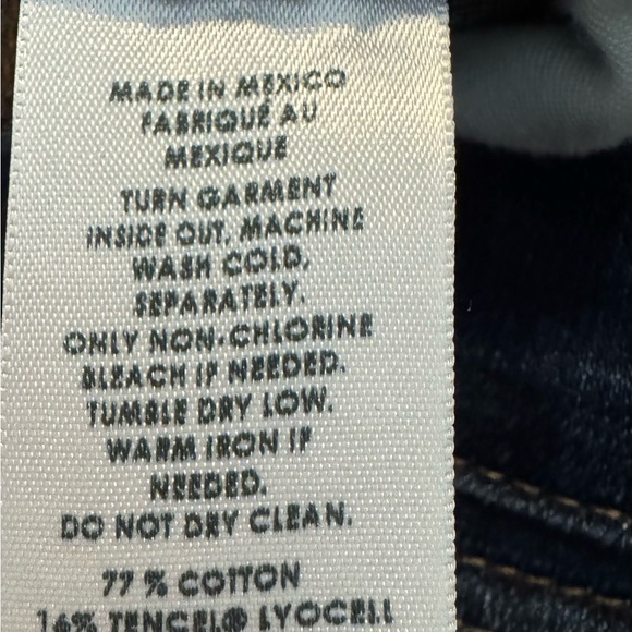 CASLON LADIES DARK DENIM STRETCH SKINNY JEANS 12/31 - Picture 4 of 9